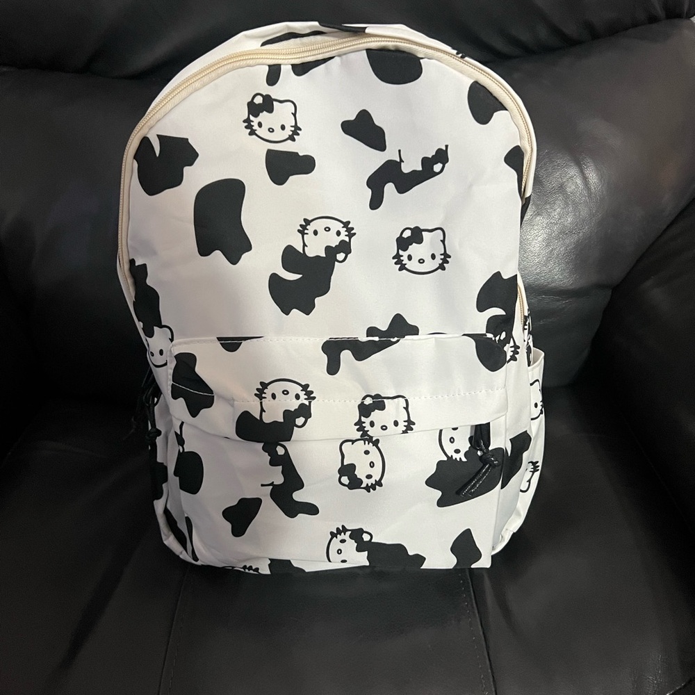 Hello Kitty Black and White Backpack Chic Design